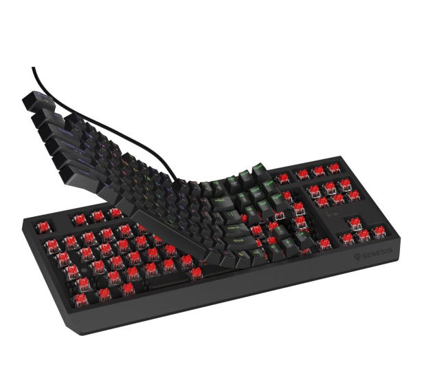 Genesis Thor 230 TKL Outemu Red Hot Swap czarna - 1226120 - zdjęcie 5